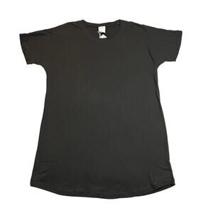 NEW Ch Womens Crewneck Tunic T-Shirt Size S Minimalist Casual Lightweight Cotton